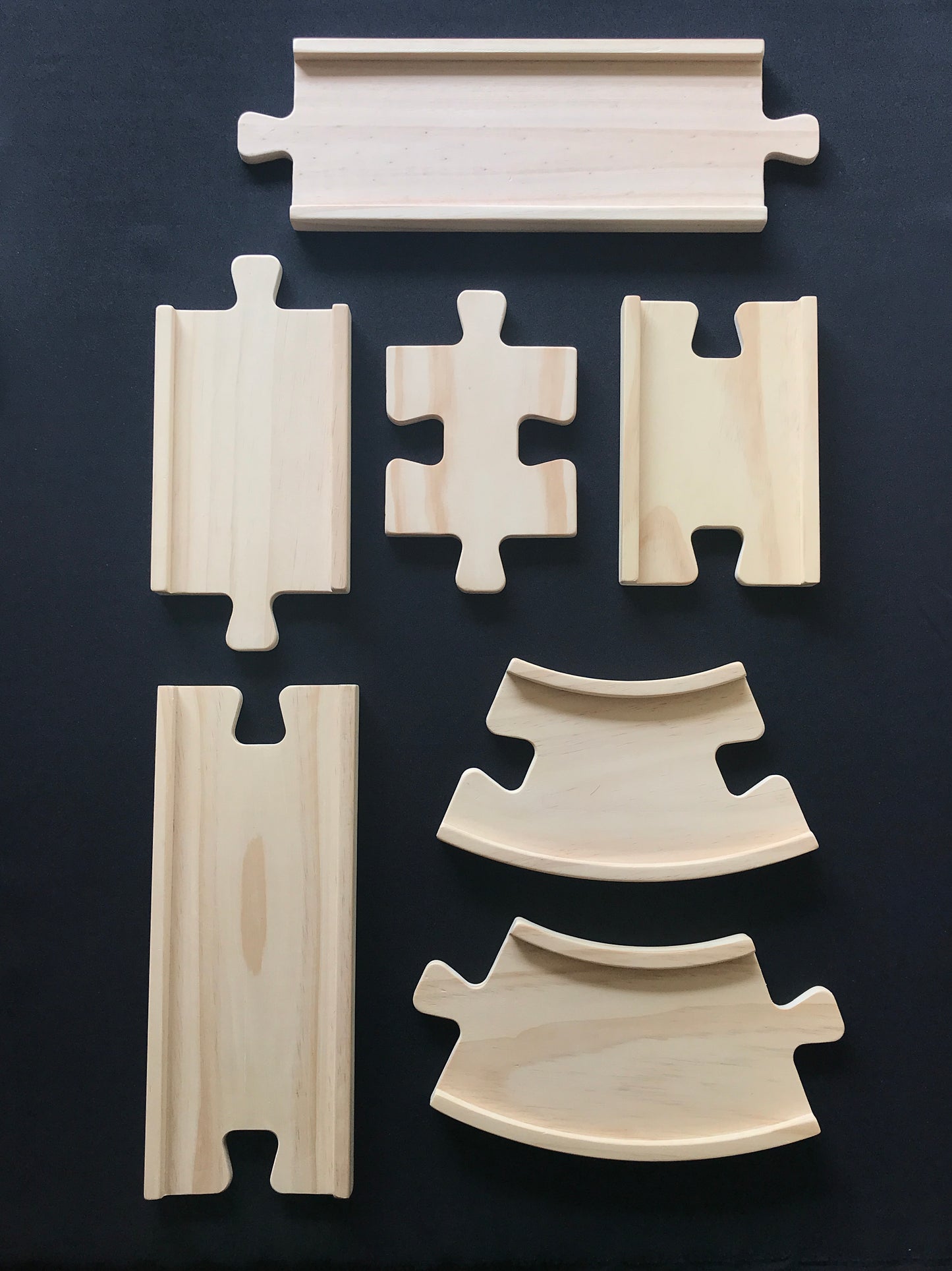 Pista Armable Madera Natural