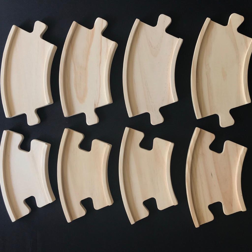 Pista Armable Madera Natural